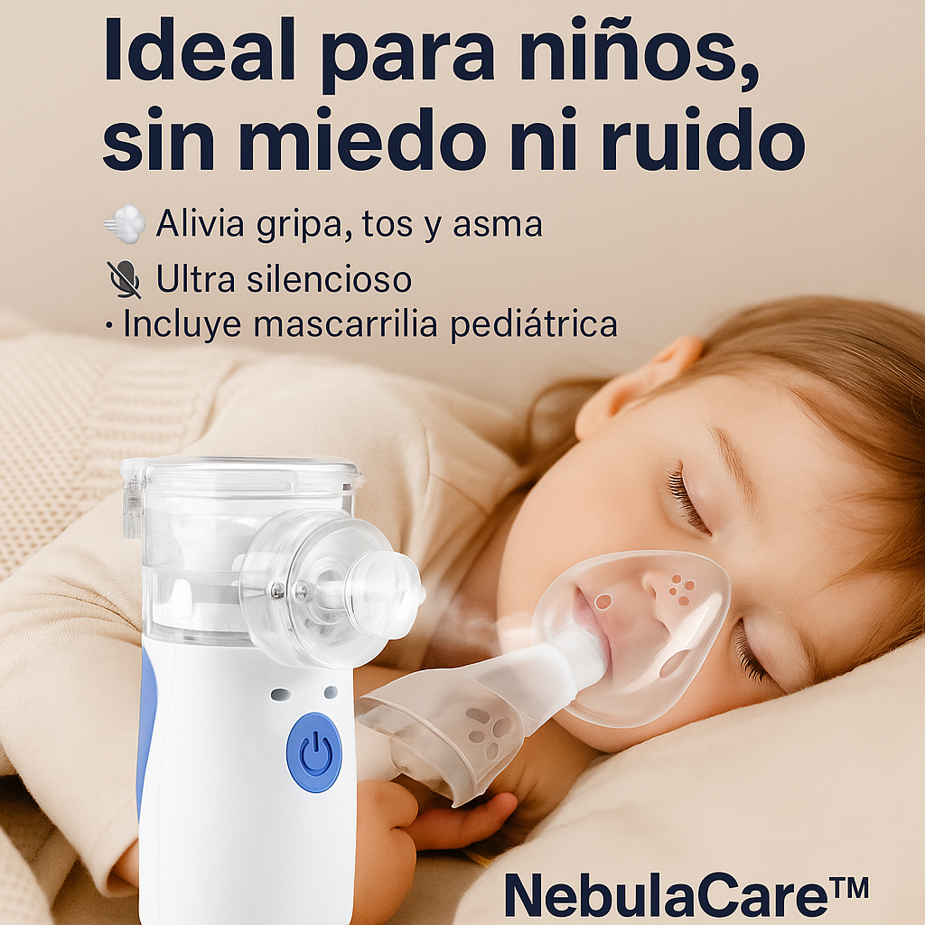 🌬️ NebulaCare™ – Nebulizador para Respirar Mejor, Vivir Mejor