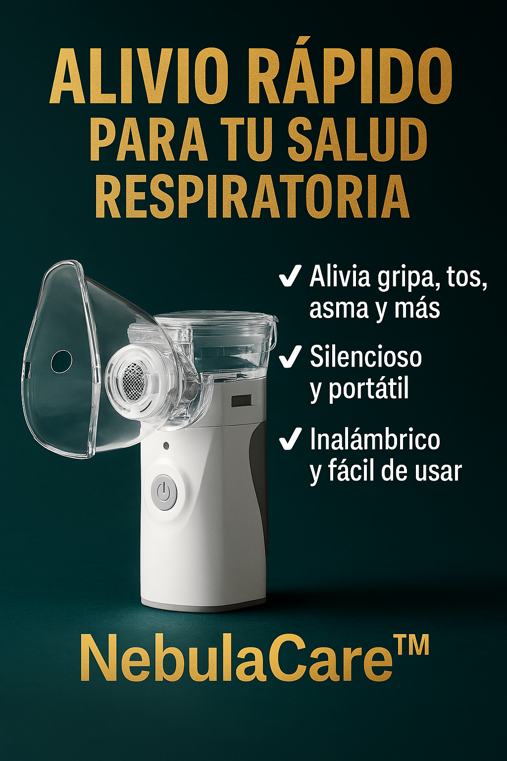 🌬️ NebulaCare™ – Nebulizador para Respirar Mejor, Vivir Mejor
