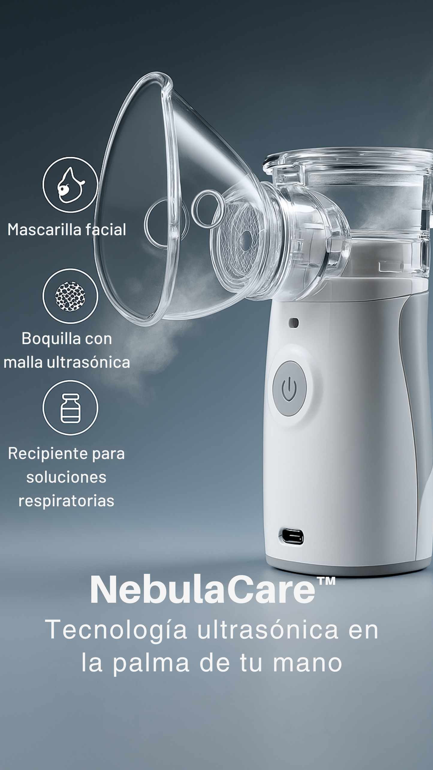 🌬️ NebulaCare™ – Nebulizador para Respirar Mejor, Vivir Mejor